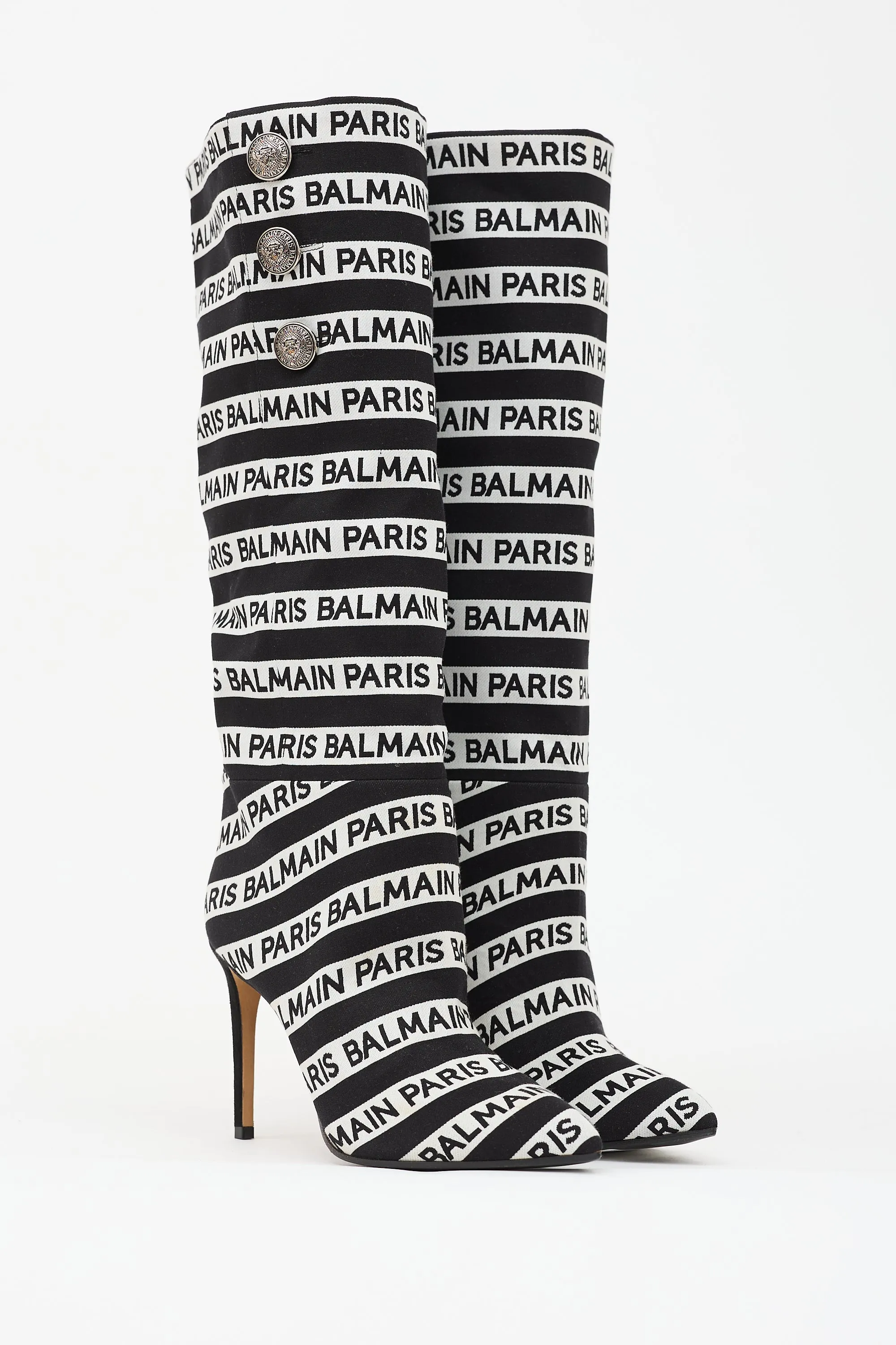 Jane Striped Logo Boot sold by VSP Consignment product image thumbnail 2