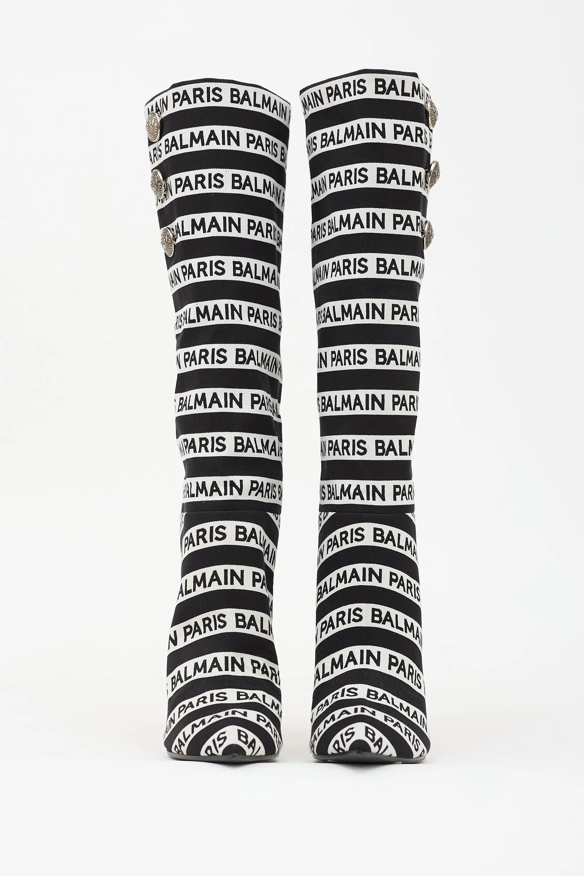 Jane Striped Logo Boot sold by VSP Consignment product image thumbnail 3