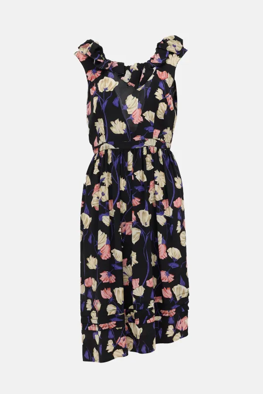 Resort 2008 Silk Floral Dress made by Prada