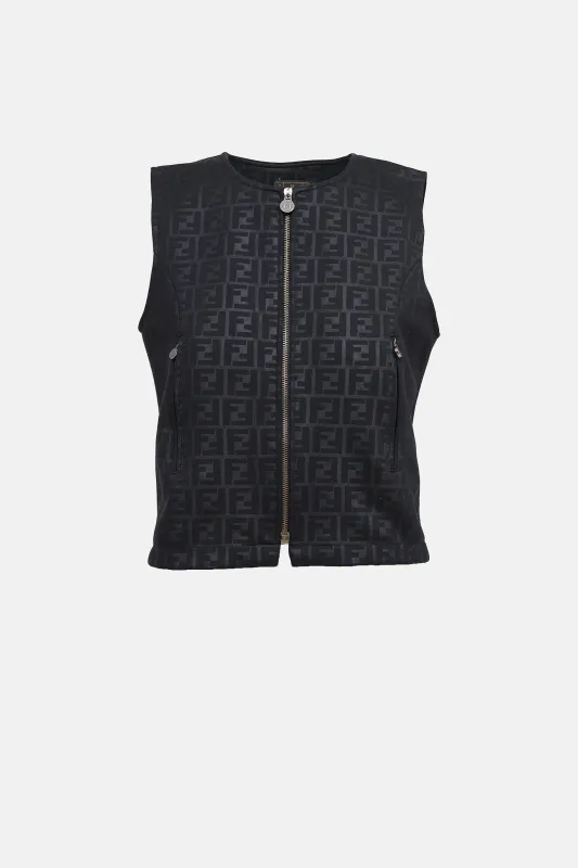 C. 1990s Zucca Vest made by Fendi