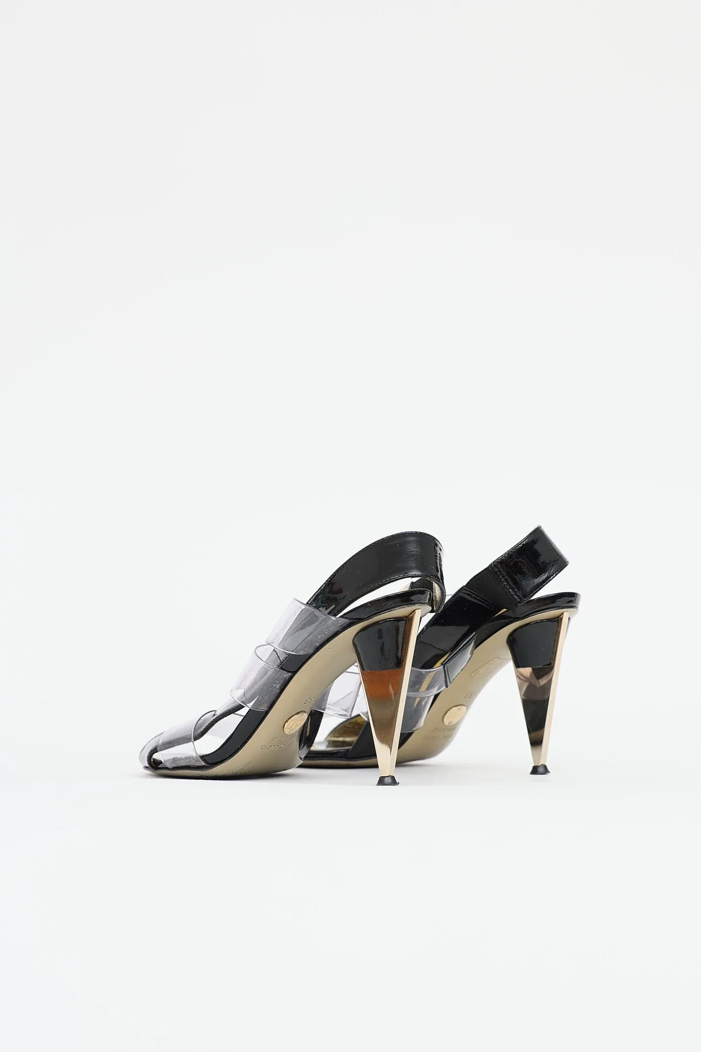 Patent & PVC Strappy Pump sold by VSP Consignment product image thumbnail 4