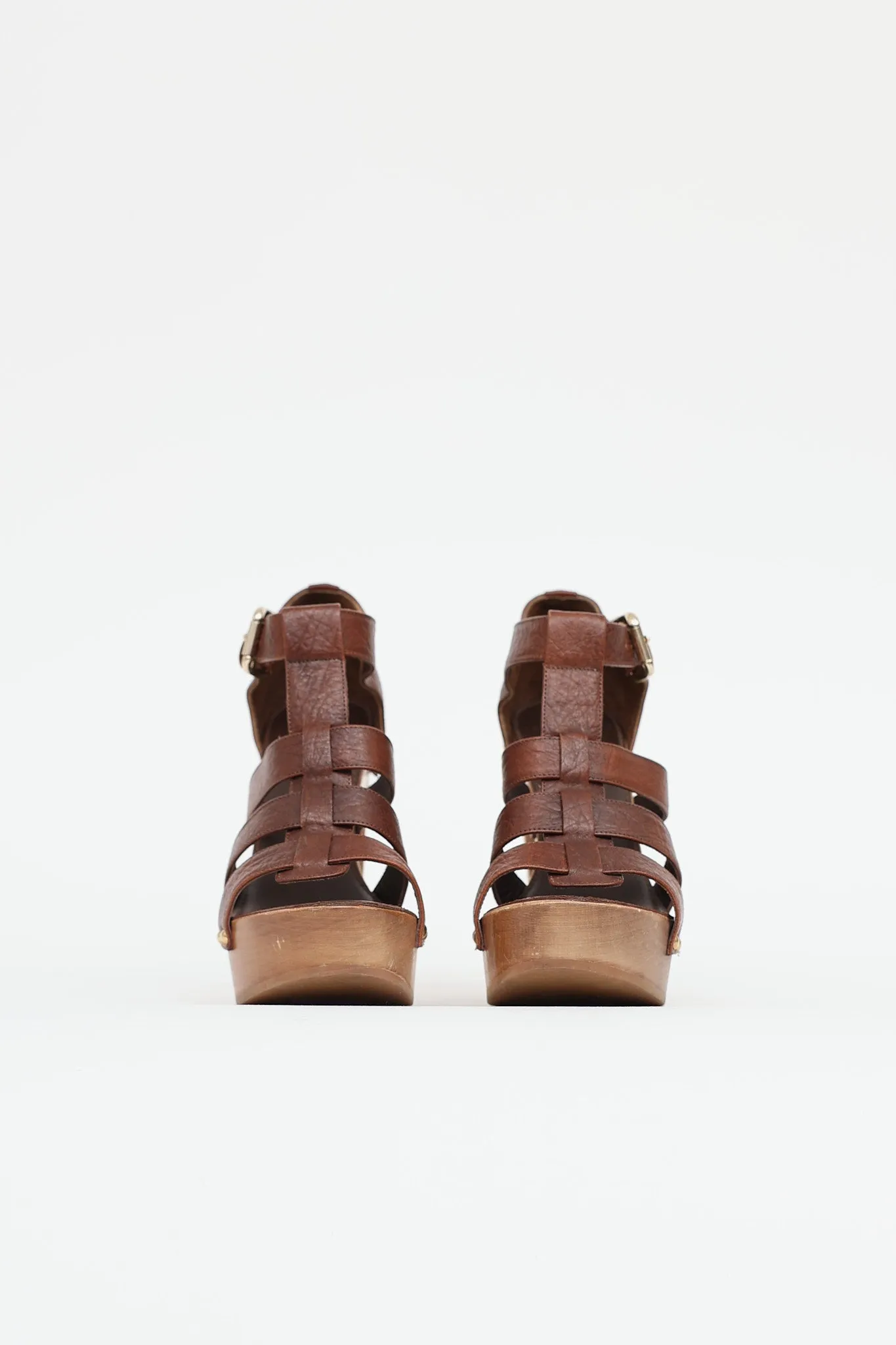 Wood Platform Sandal sold by VSP Consignment product image thumbnail 3