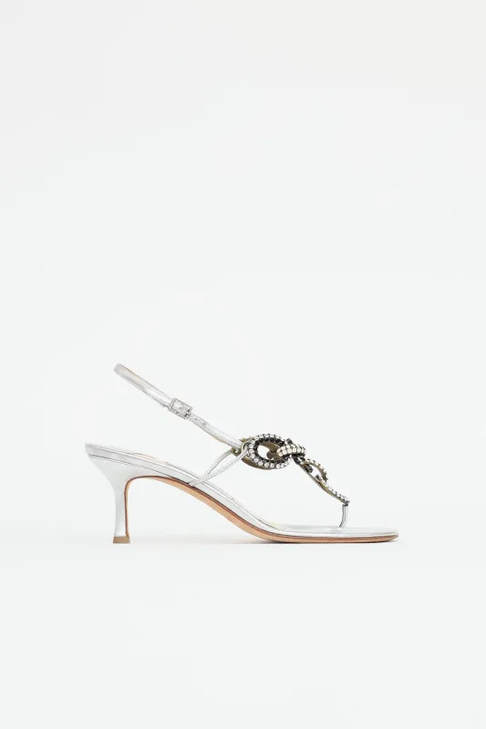 Crystal Embellished Sandal made by Jimmy Choo