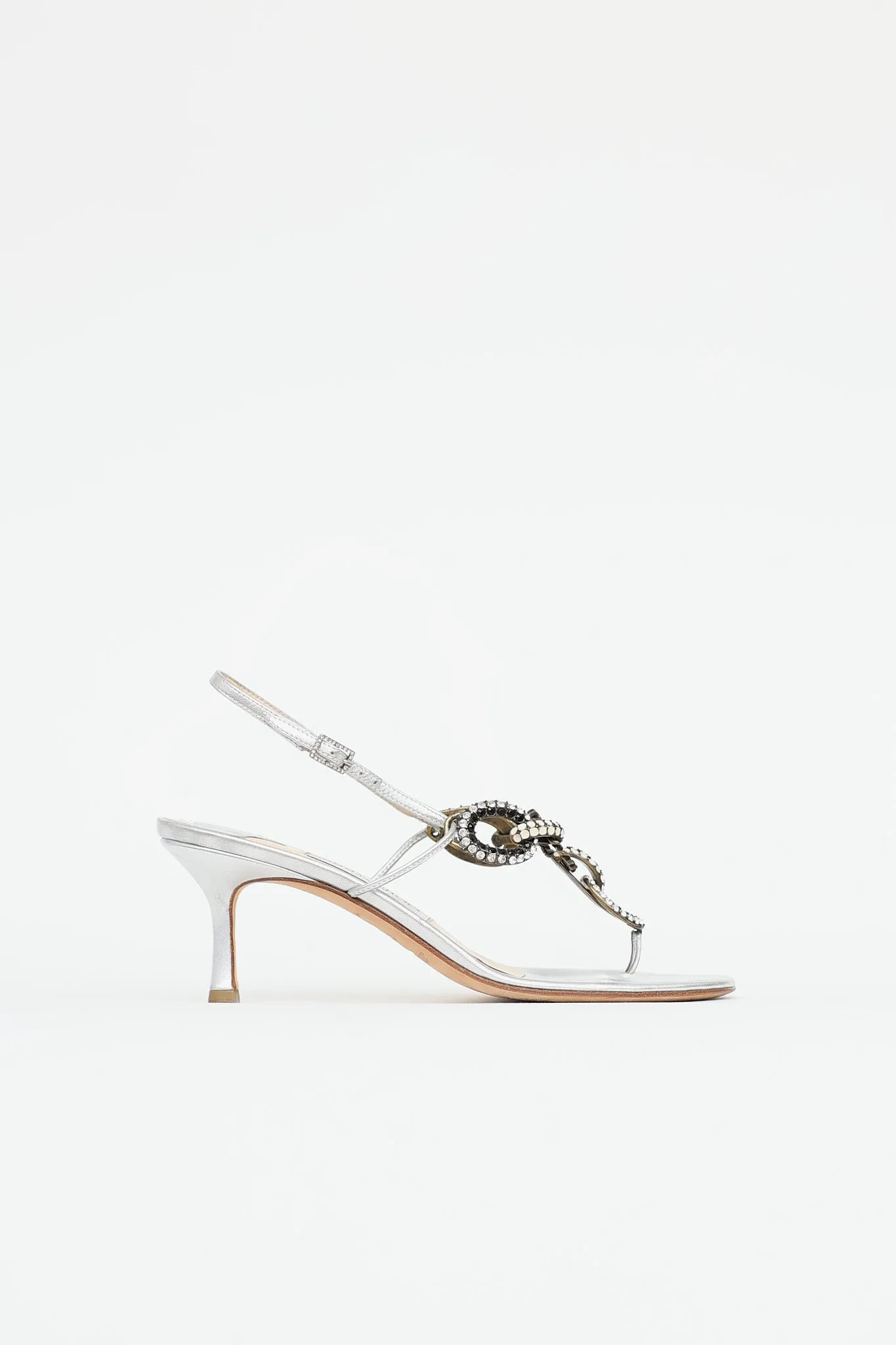 Crystal Embellished Sandal sold by VSP Consignment