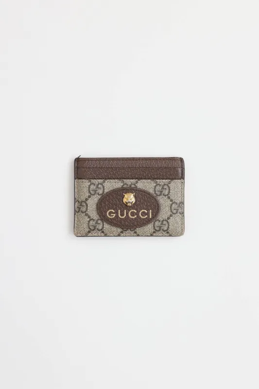 GG Supreme Card Holder made by Gucci