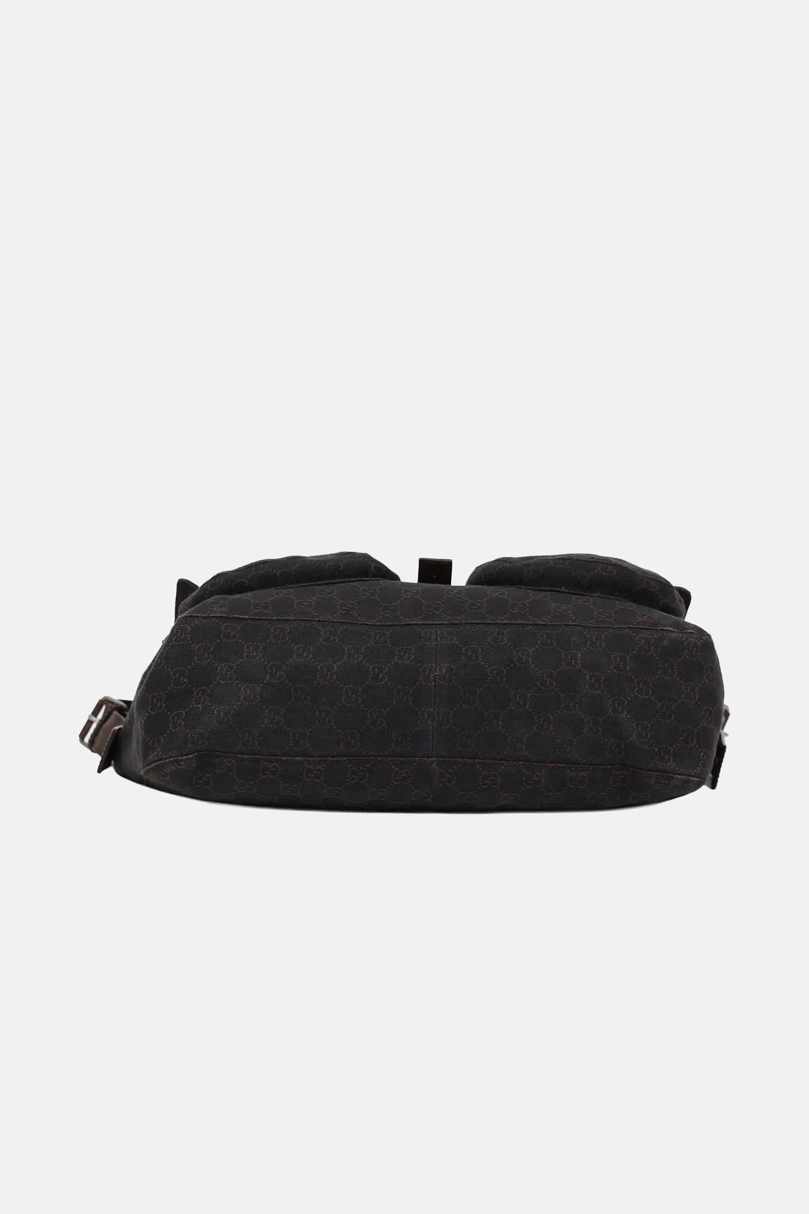 C. 2000s Denim Monogram Messenger Bag sold by VSP Consignment product image thumbnail 5