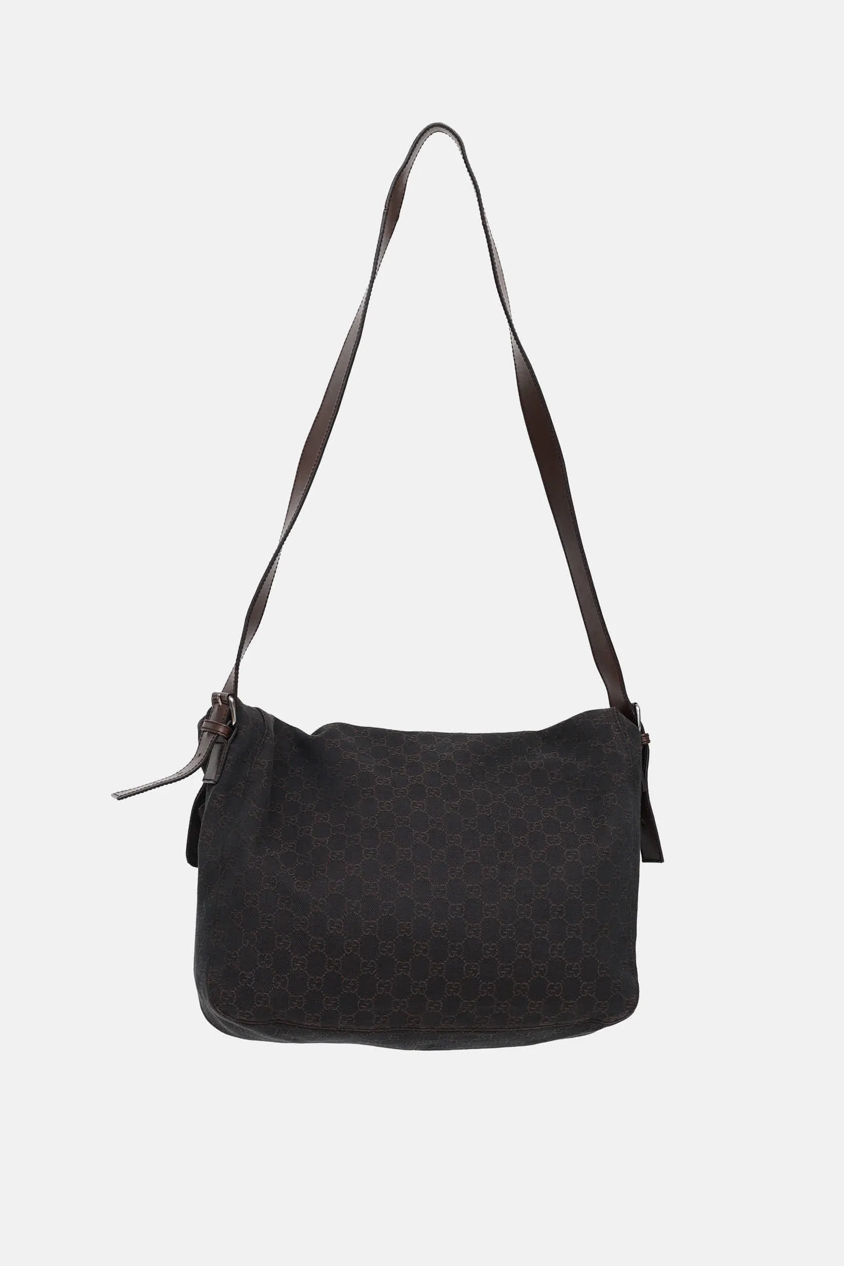 C. 2000s Denim Monogram Messenger Bag sold by VSP Consignment product image thumbnail 2