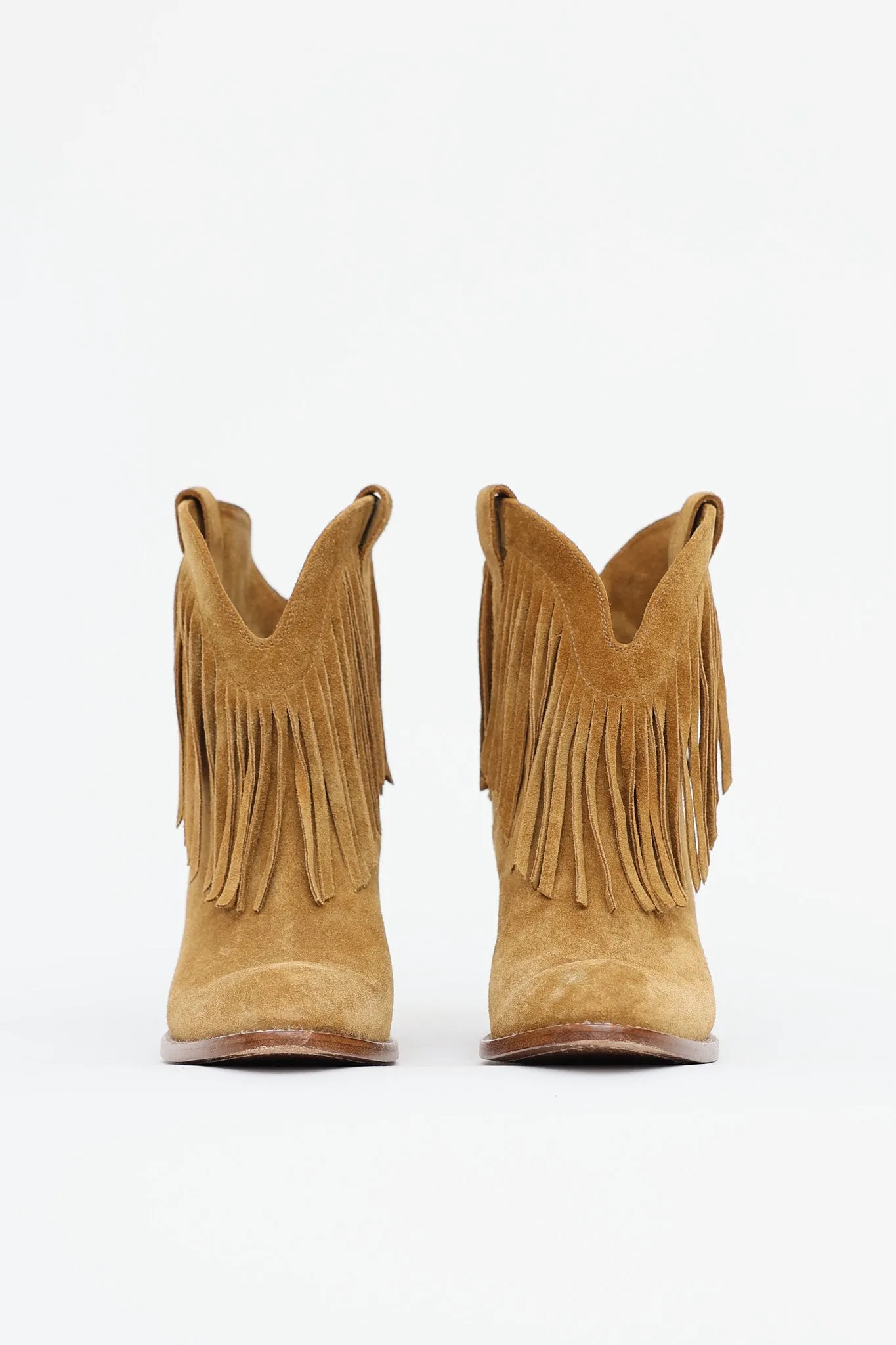 Suede Fringe Boot sold by VSP Consignment product image thumbnail 3