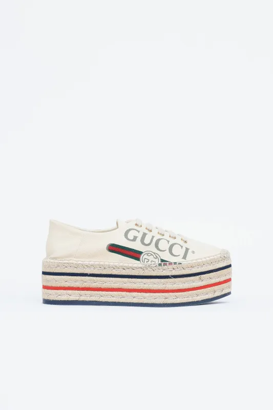 Canvas Platform Espa Sneaker made by Gucci