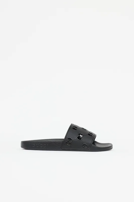 Perforated Slide made by Gucci