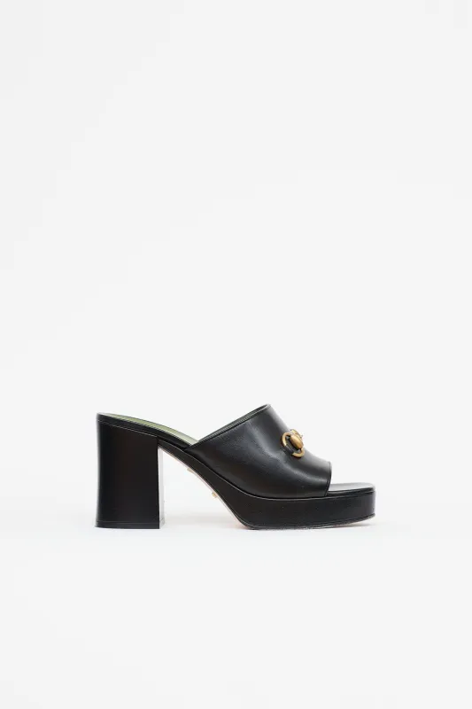 Horsebit Platform Mule made by Gucci