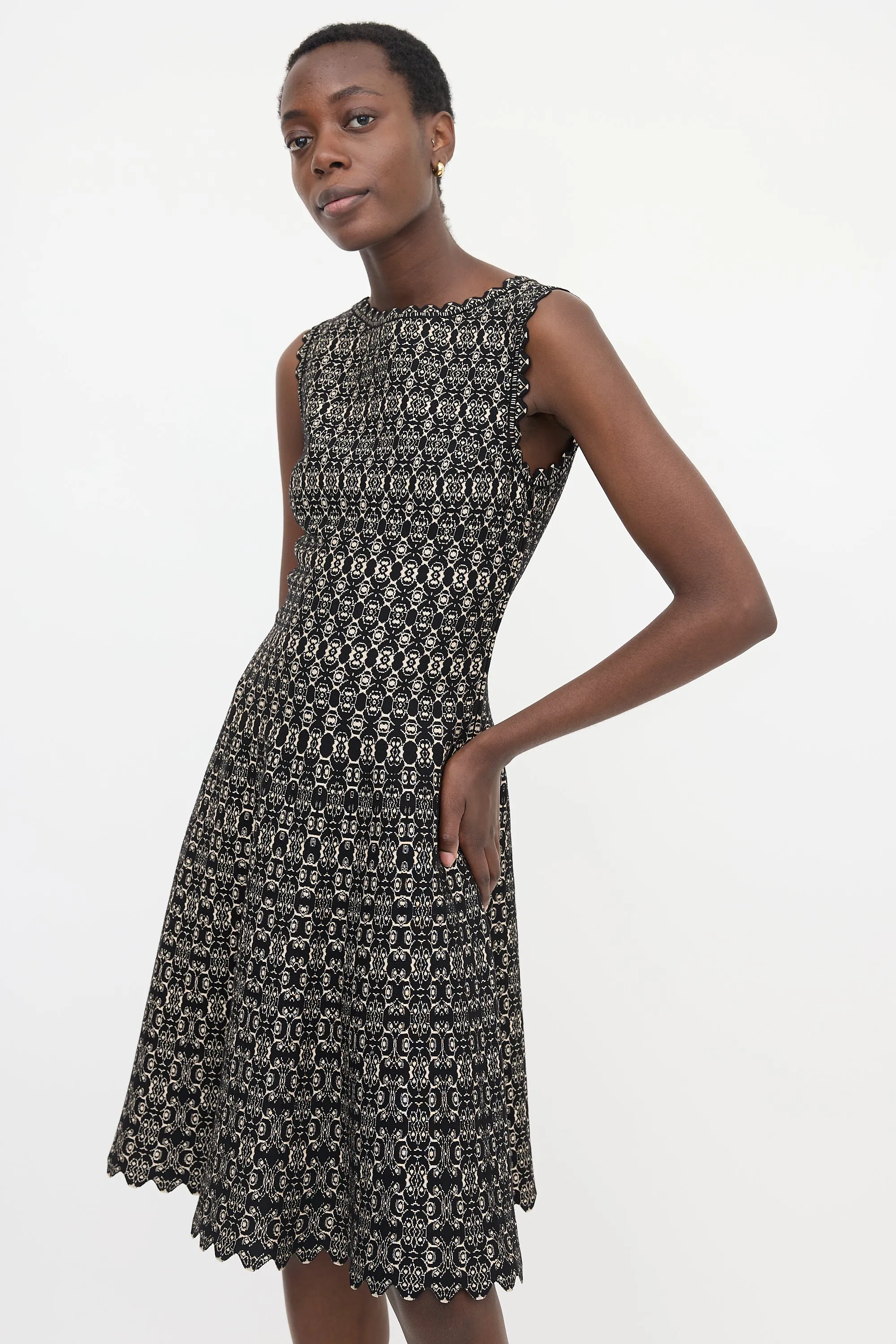 Jacquard Knit Midi Dress sold by VSP Consignment product image thumbnail 3