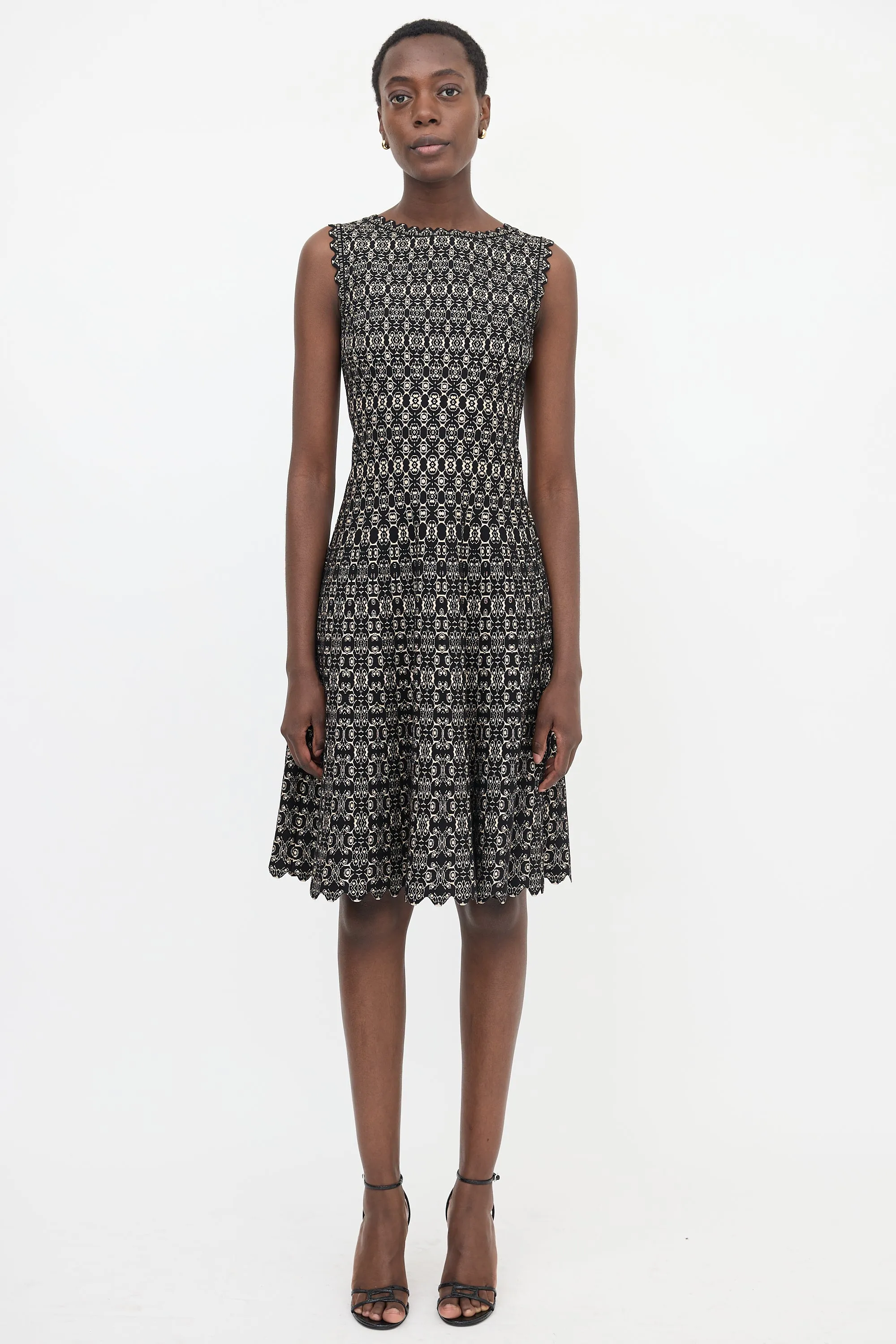Jacquard Knit Midi Dress sold by VSP Consignment