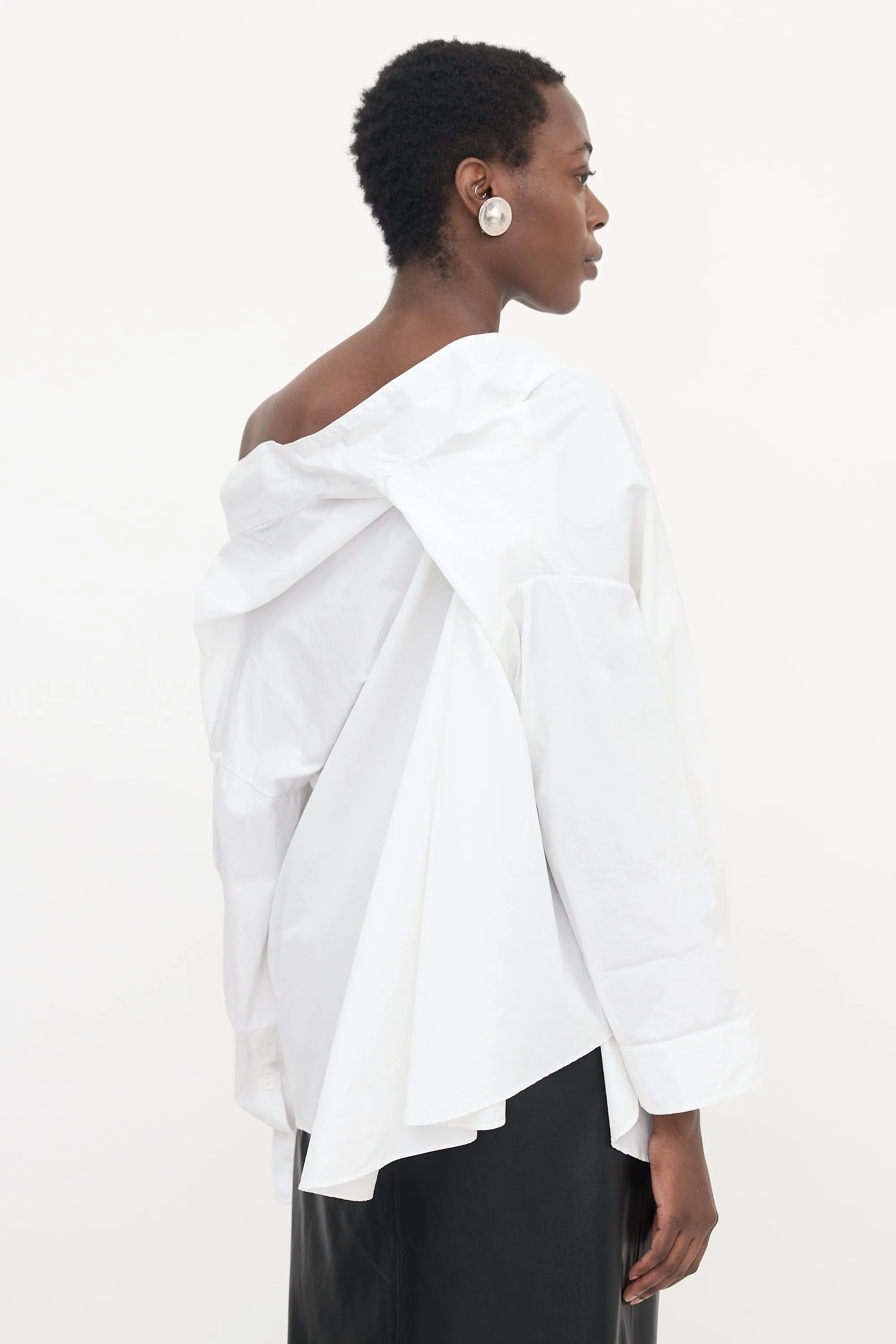 2022 Oversized Asymmetrical Shirt sold by VSP Consignment product image thumbnail 4