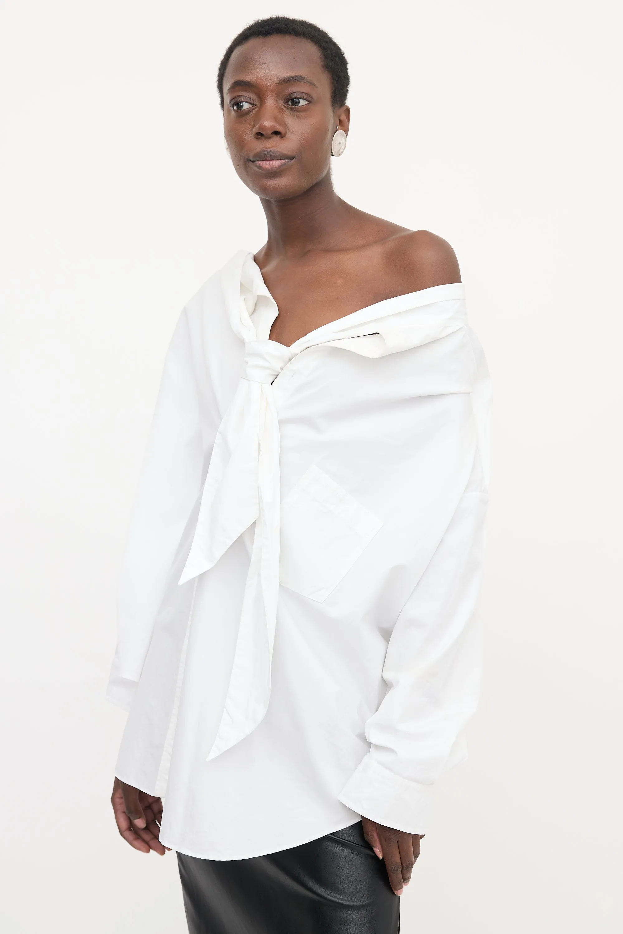 2022 Oversized Asymmetrical Shirt sold by VSP Consignment product image thumbnail 3