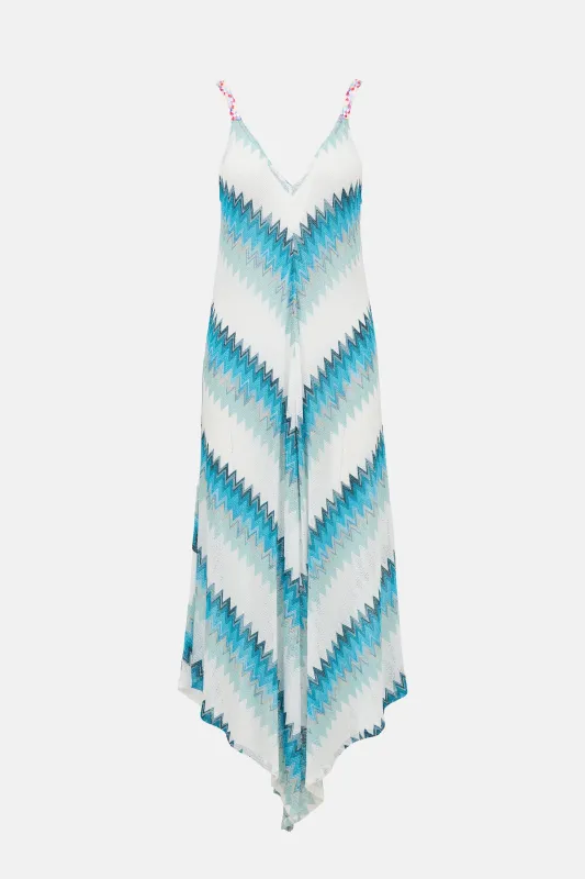 Pointelle Knit Chevron Dress made by Missoni