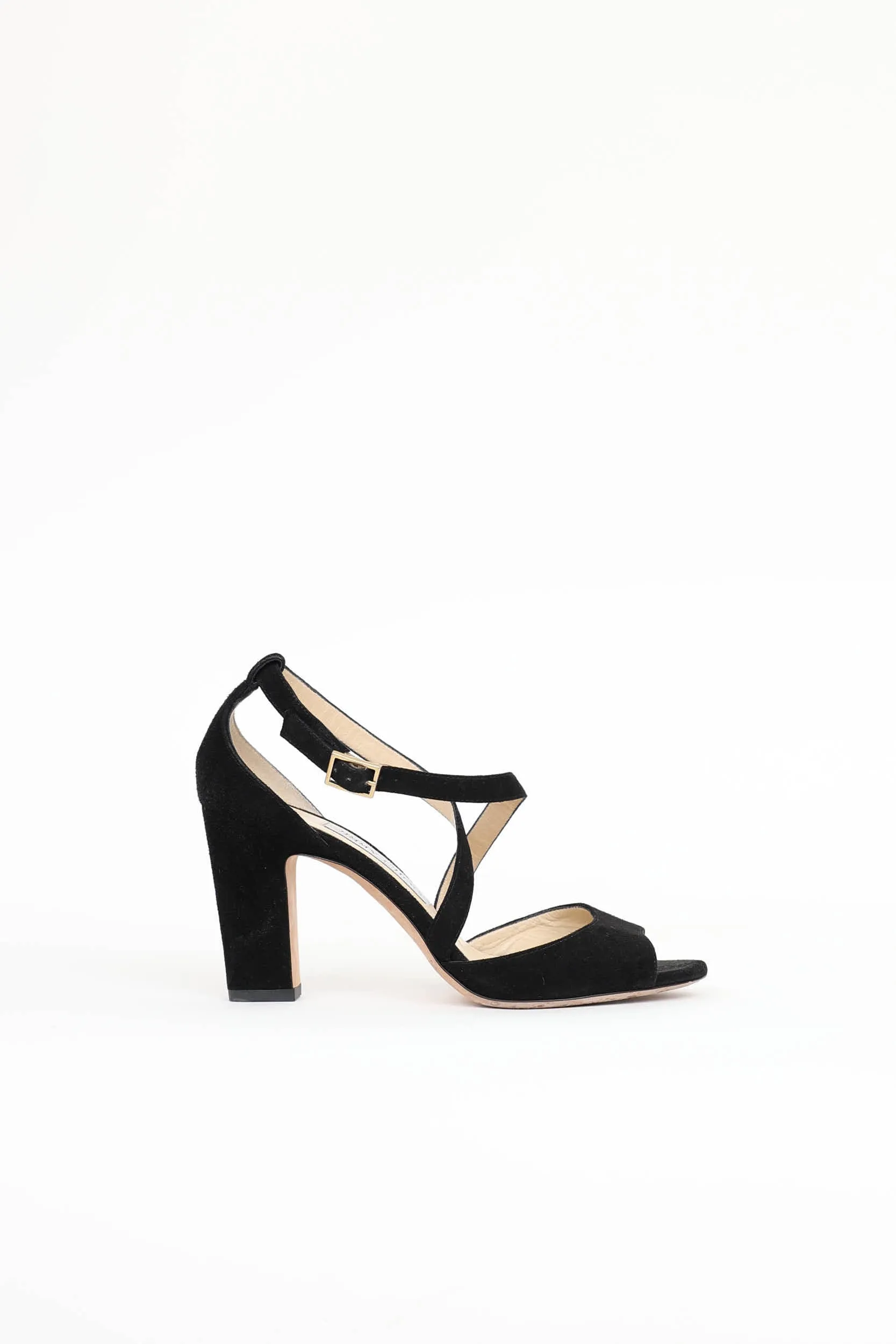 Suede Carrie Heel sold by VSP Consignment