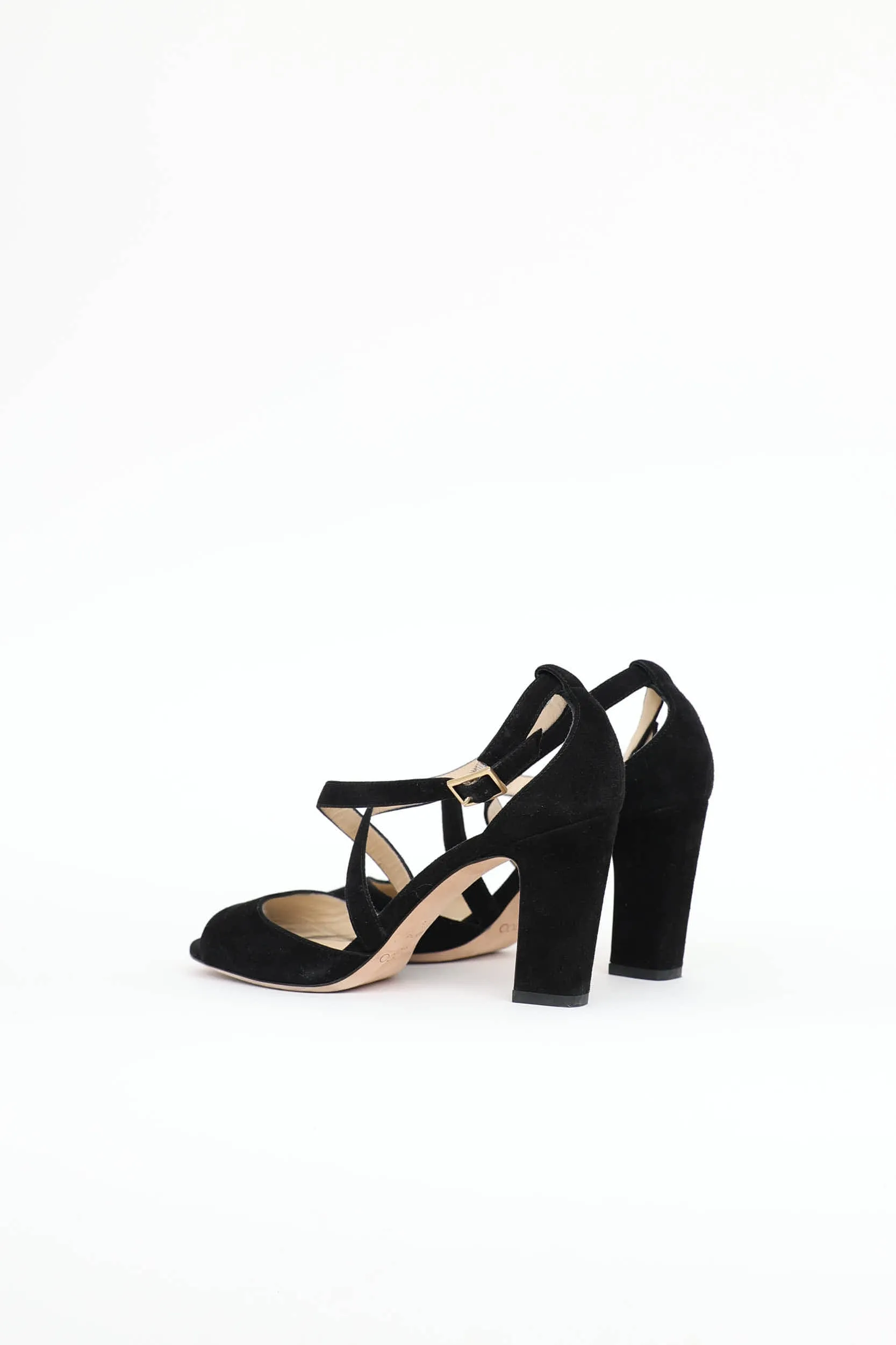Suede Carrie Heel sold by VSP Consignment product image thumbnail 4