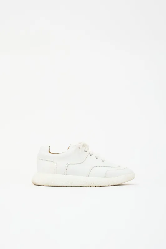 Leather H Sneaker made by Hermes