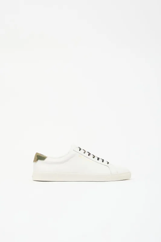 Leather Low Top Sneaker made by Yves Saint Laurent
