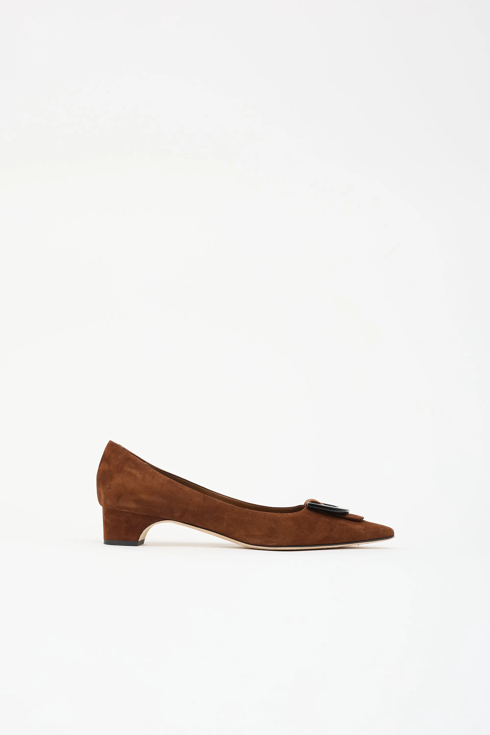 Suede Beti Pump sold by VSP Consignment