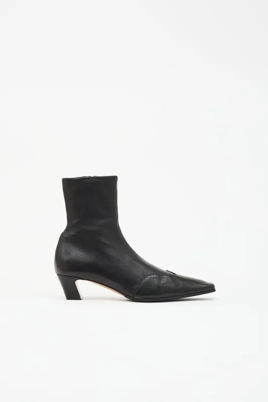 Leather Nevada Ankle Boot made by KHAITE