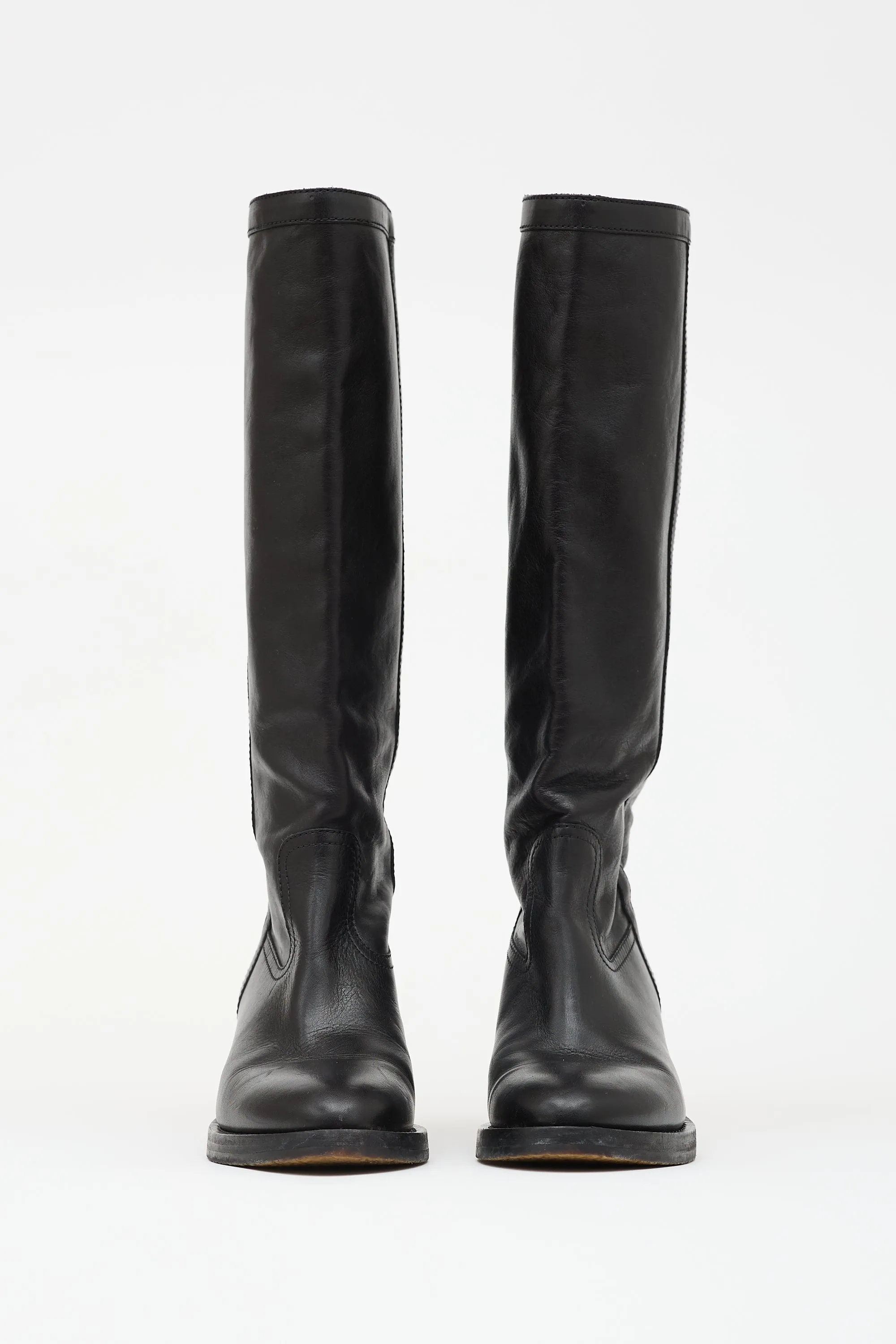 Leather Folco Boot sold by VSP Consignment product image thumbnail 3