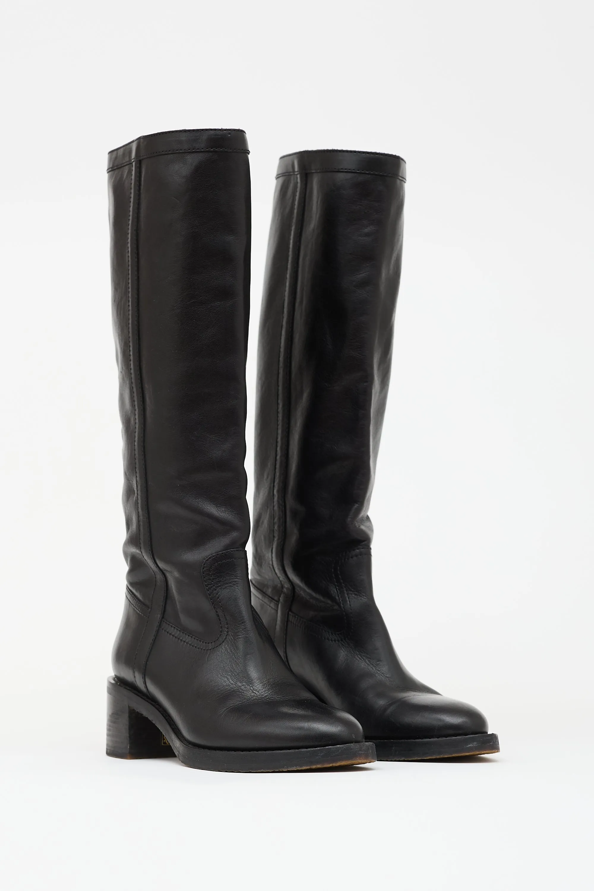 Leather Folco Boot sold by VSP Consignment product image thumbnail 2