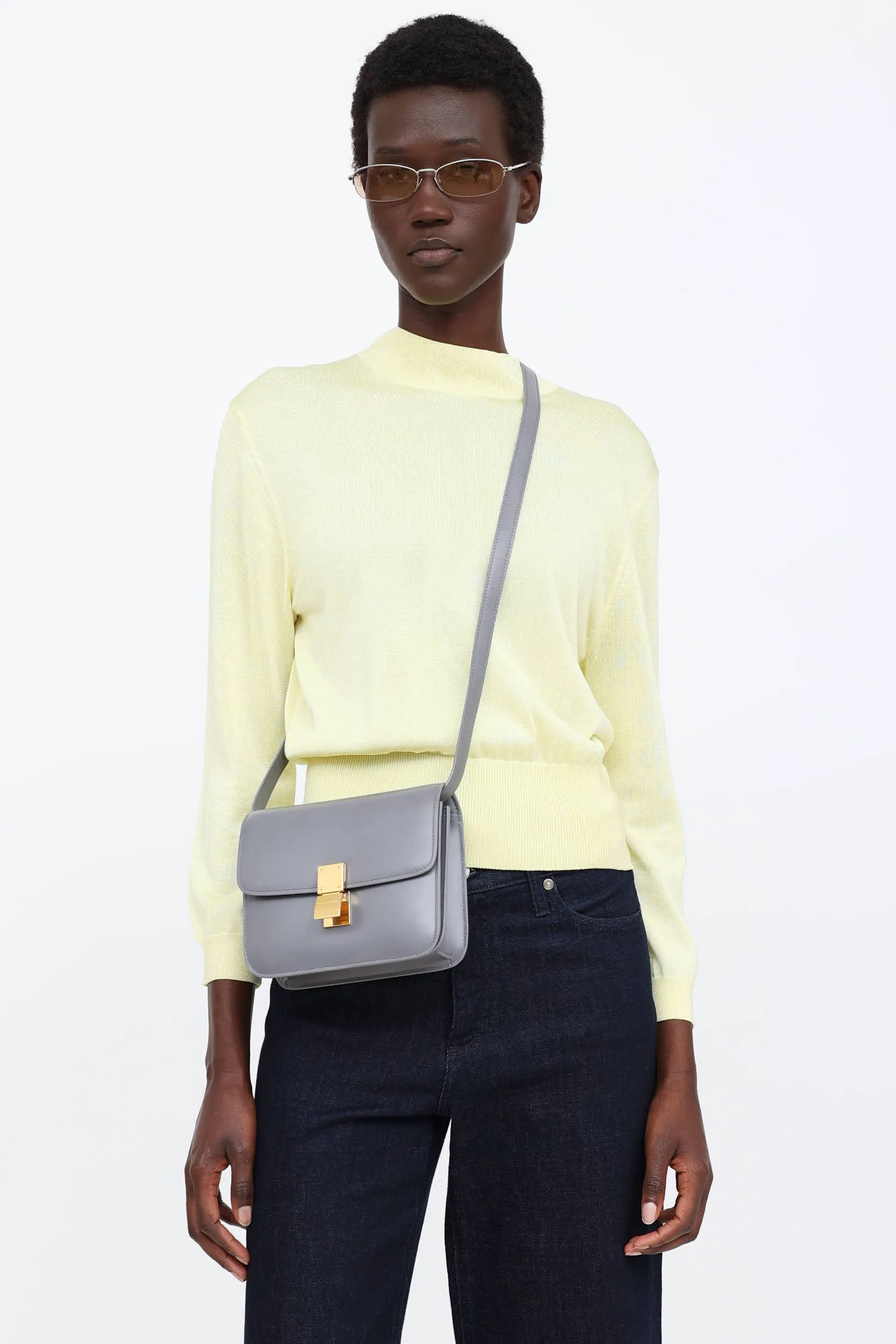 Leather Teen Box Bag sold by VSP Consignment product image thumbnail 2