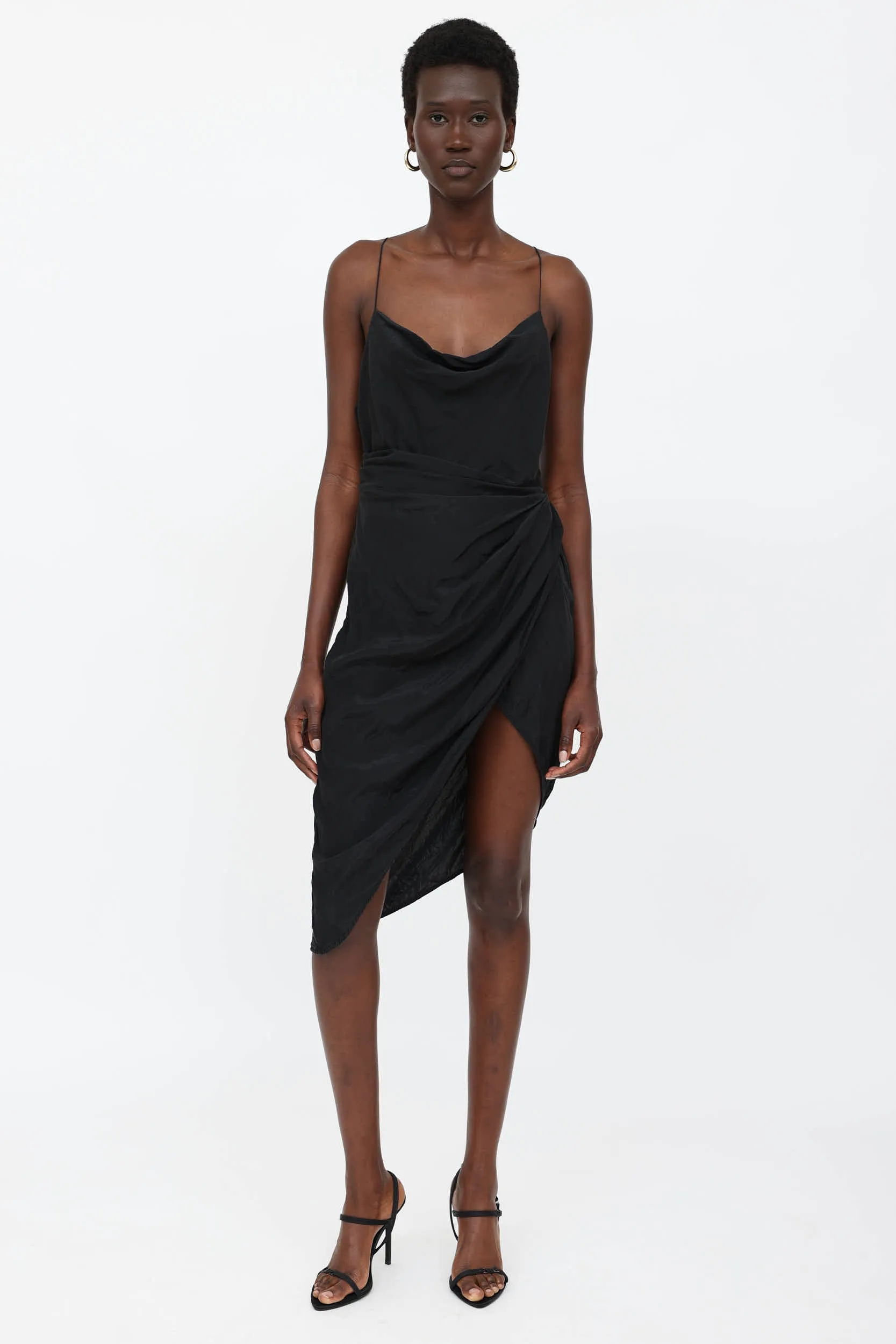 Silk Ruched Dress sold by VSP Consignment product image thumbnail 5