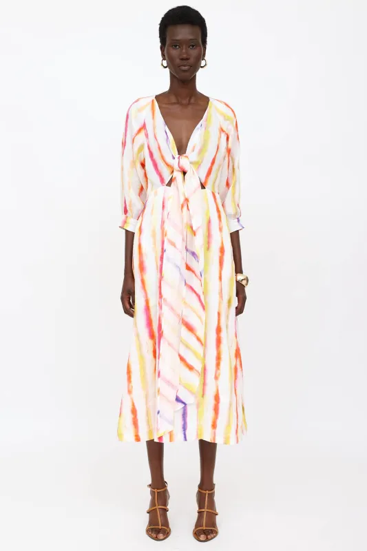 Linen Maxi Dress made by NICHOLAS