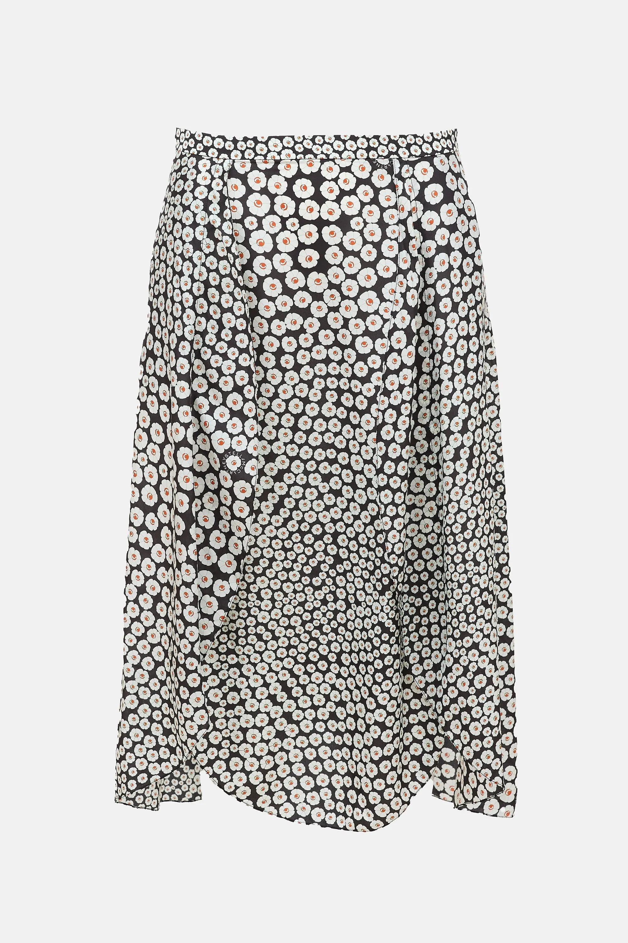 Silk Floral Midi Skirt sold by VSP Consignment