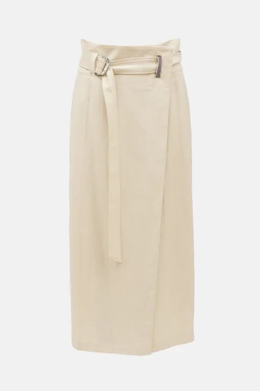 Monili Wrap Skirt made by Brunello Cucinelli