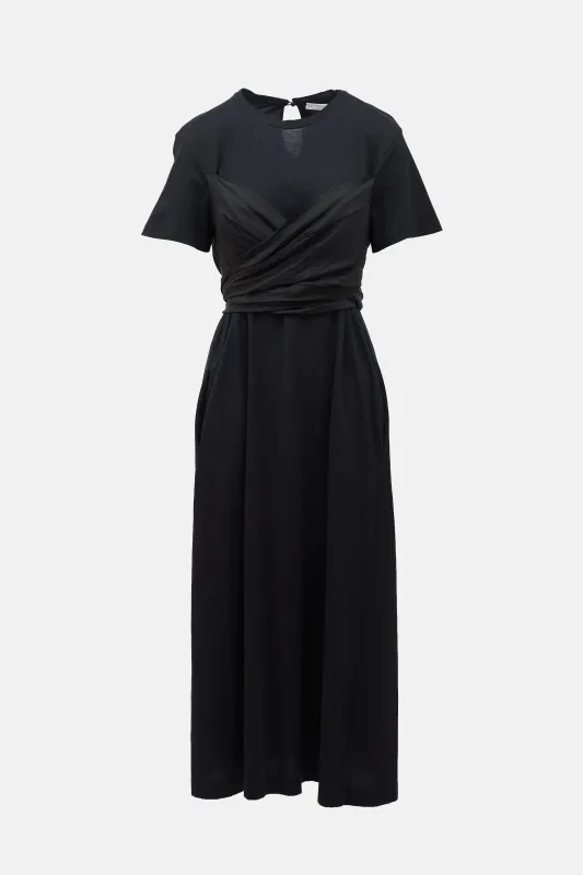 Jersey Tie T-Shirt Dress made by Brunello Cucinelli