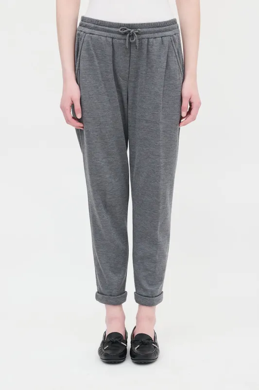 Jersey Monili Jogger Pant made by Brunello Cucinelli