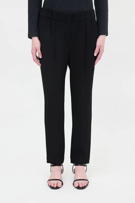 Crepe Tapered Leg Trouser made by Brunello Cucinelli
