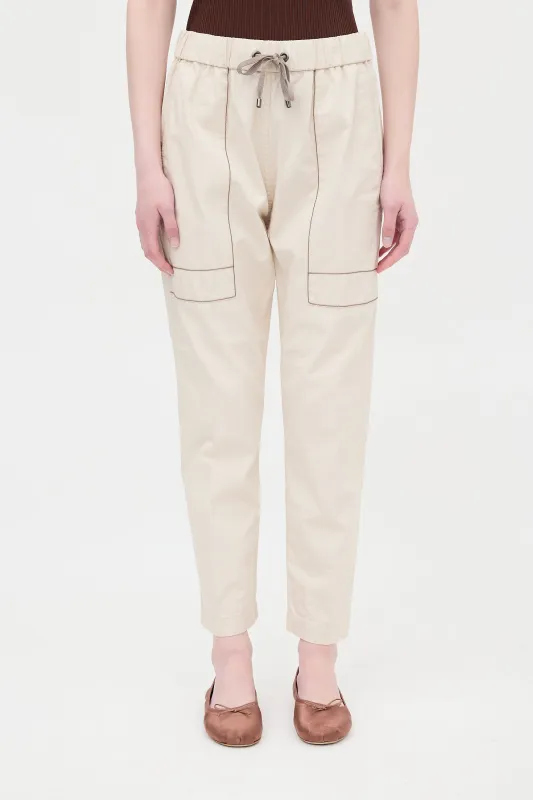 Monili Tapered Leg Pant made by Brunello Cucinelli