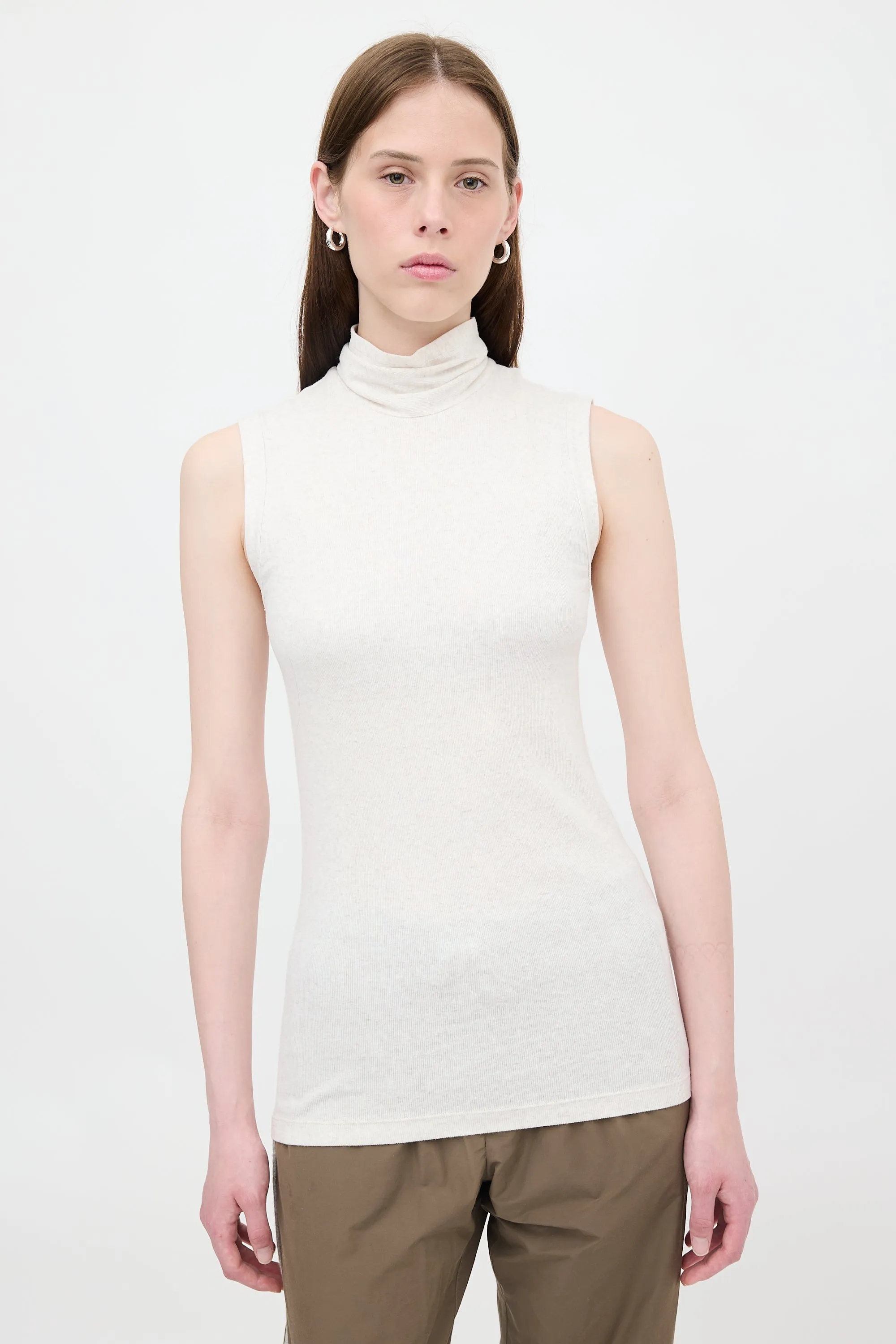 Ribbed Knit Sleeveless Top sold by VSP Consignment