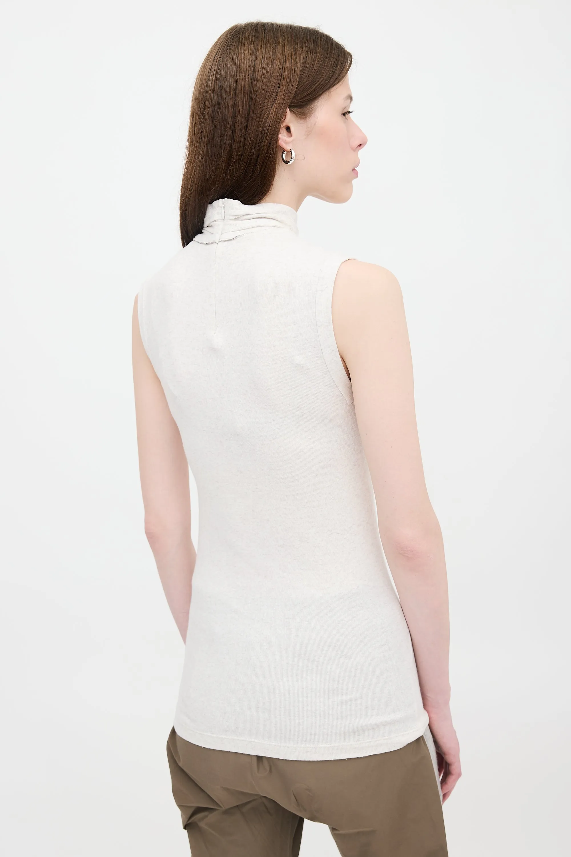 Ribbed Knit Sleeveless Top sold by VSP Consignment product image thumbnail 4