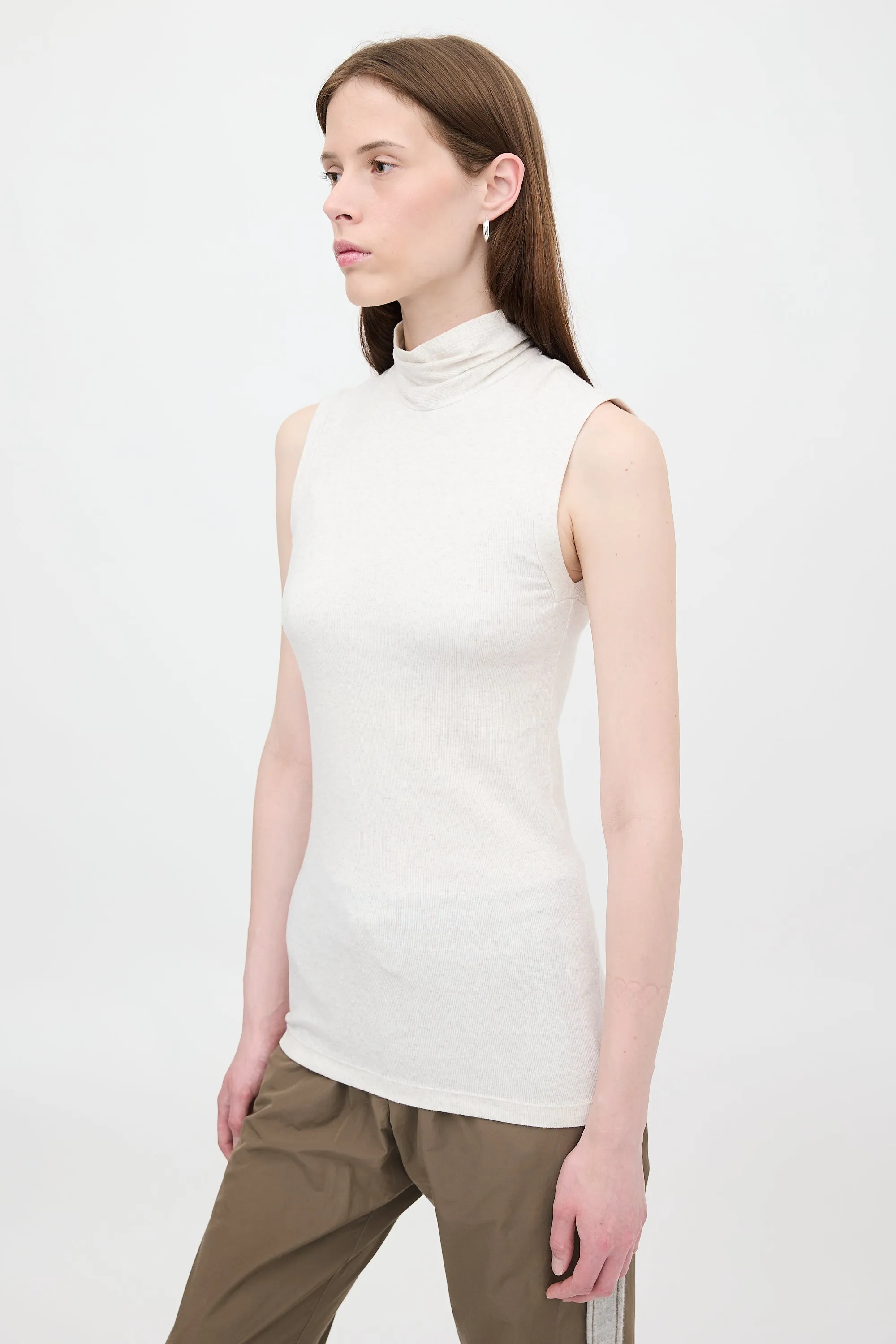 Ribbed Knit Sleeveless Top sold by VSP Consignment product image thumbnail 3