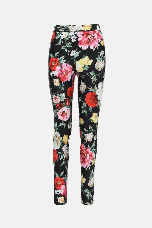 Floral Stretch Legging made by Dolce & Gabanna