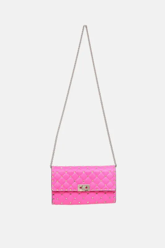 Rockstud Wallet On Chain Bag made by Valentino