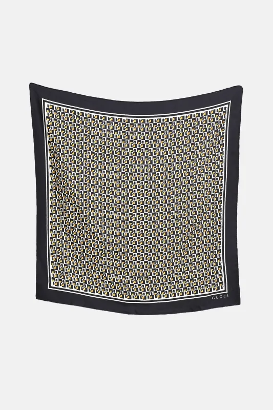 Interlocking GG Printed Scarf made by Gucci