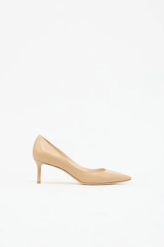 Leather Romy 60 Pump made by Jimmy Choo