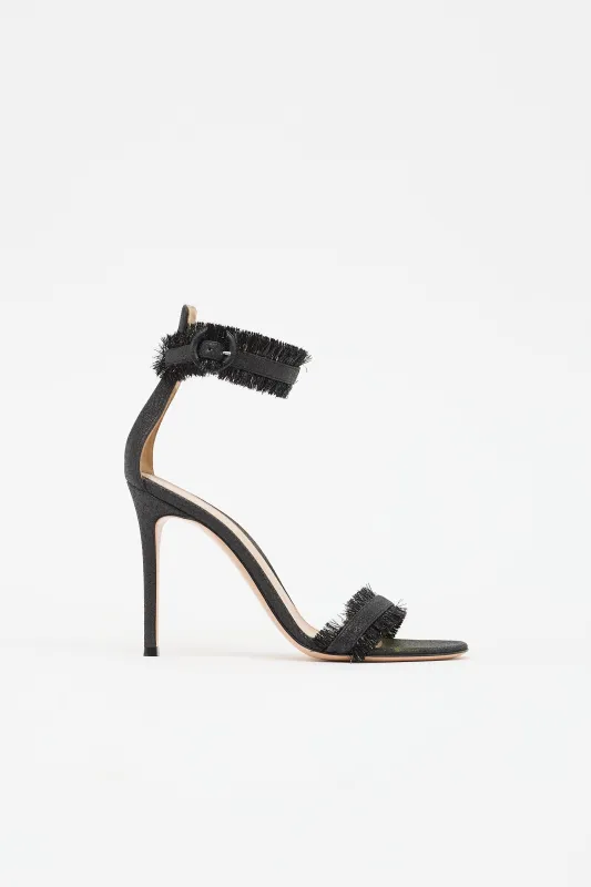 Leather Tinsel Lola Sandal made by Gianvito Rossi