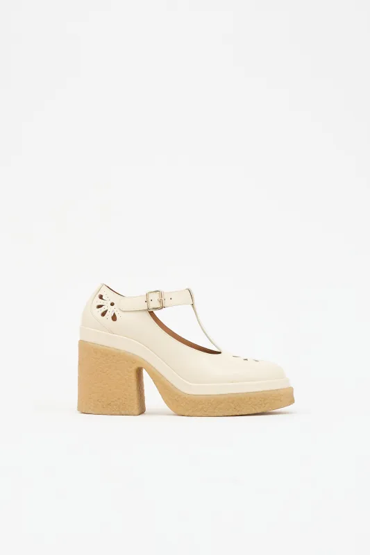 Leather Kurtys Mary Jane Pump made by Chloe