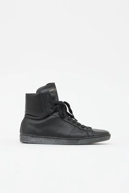 Leather SL-01H Sneaker made by Yves Saint Laurent