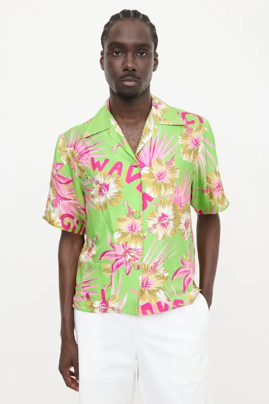 2022 Silk Floral Shirt made by Gucci