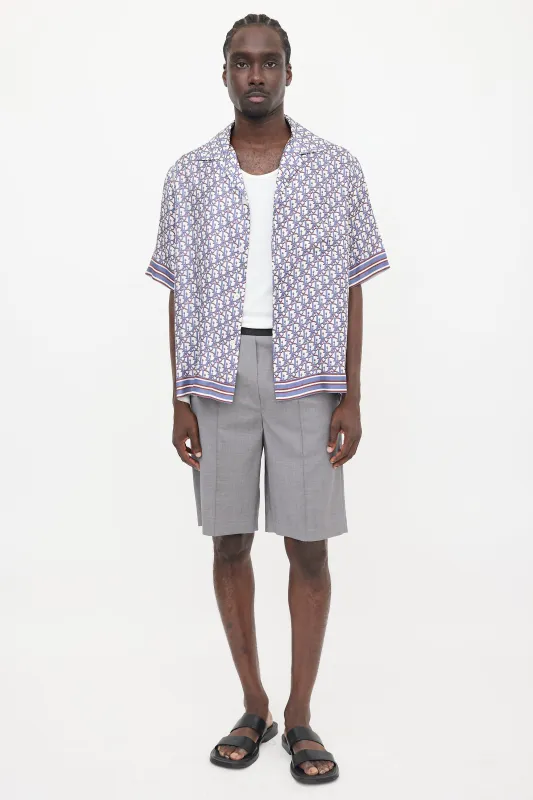 Silk Twill Oblique Shirt made by Dior