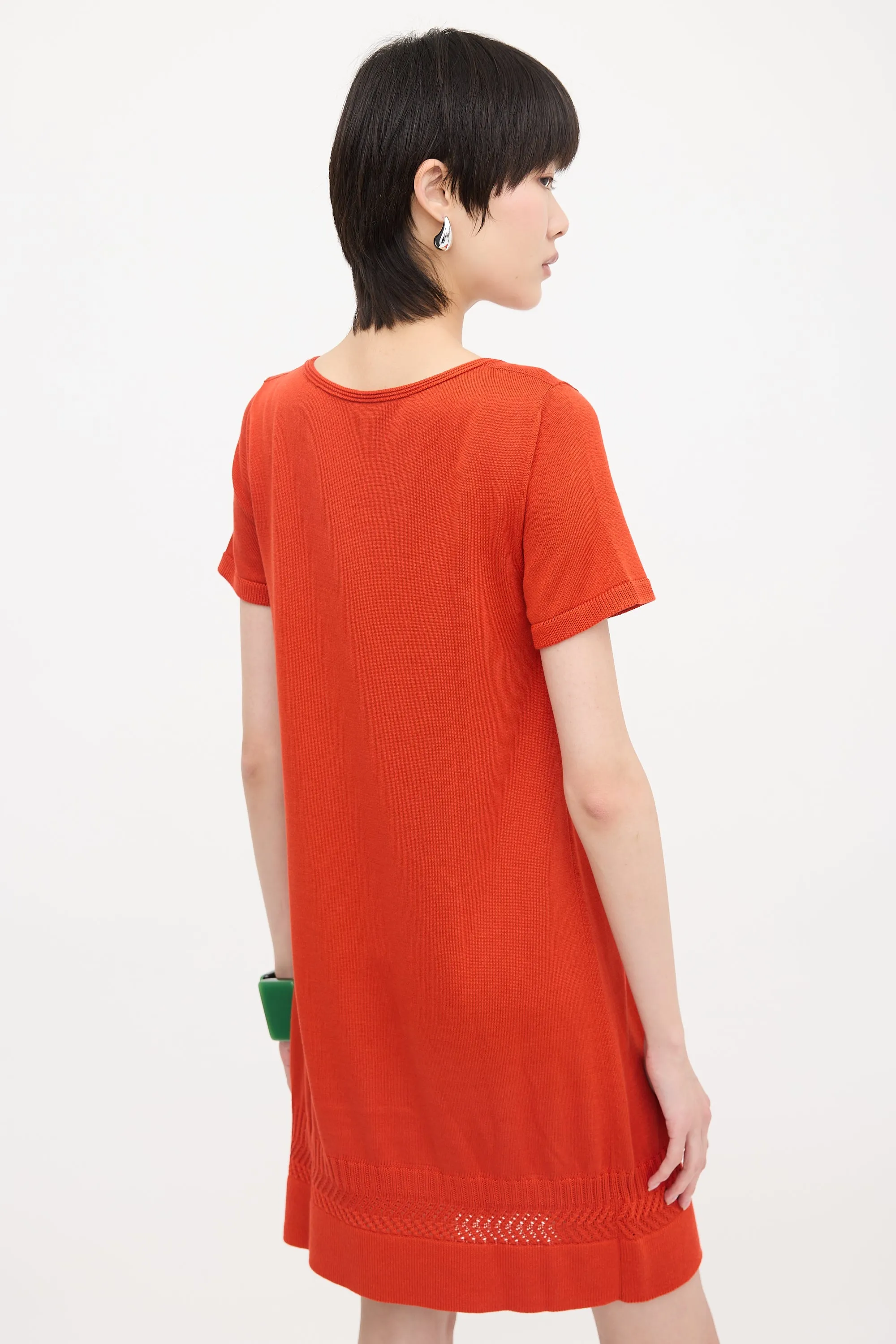 Silk Knit T-Shirt Dress sold by VSP Consignment product image thumbnail 4